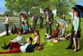 The Office S Version Of George Seurat S A Sunday Afternoon The Office Seasons Office Cast The Office Nbc