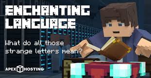 This translator translates the minecraft enchantment table language (a highly unknown language) to a much more readable english language. Can You Learn The Minecraft Enchanting Table Language Quora