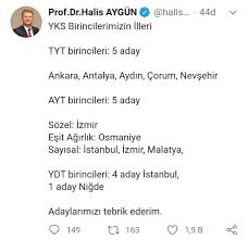 Maybe you would like to learn more about one of these? Yks Birincisi Aydin Dan Cikti