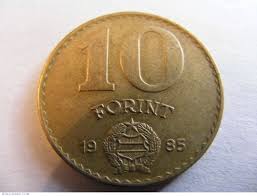 24/7 operațiuni în euro simplu și rapid prin ing home'bank. 10 Forint 1985 Republica Populara 1949 1989 Ungaria MonedÄ 2075