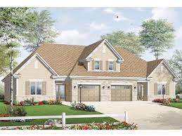 Each unit has a total floor area of 128.4 square meters meaning the ground floor has a floor area of 44 square meters. Plan 027m 0035 The House Plan Shop