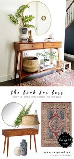 Look For Less 3 Designer Inspired Modern Boho Entryways Under 570 Each Using Only Target Products Boh Quirky Home Decor Boho Entryway Home Decor Inspiration