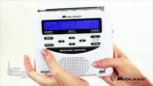 How To Program The Midland Wr 120 Weather Radio Youtube