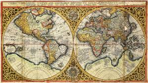 Map Of The World Circa 1590 Ancient World Maps Map Murals Ancient Maps