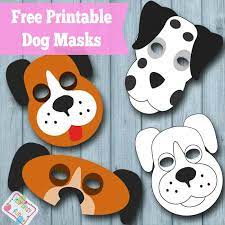 They will help the child find out about shading and the differing types of coloring, which are a great action for a child. Printable Dog Mask Free Template Itsybitsyfun Com