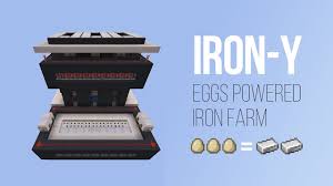 Open area to make a iron farm step 2: Iron Y Eggs Powered Iron Farm Minecraft Map
