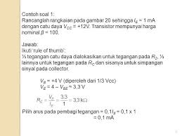 Sifat saturasi dan cut off pada transistor membuat nya memiliki karatersistik sebagai switch electric. Elektronika Analog Bab 2 Bias Dc Fet Pertemuan 5 Pertemuan 7 Ppt Download