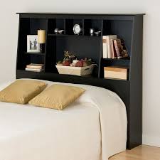 Harrisburg collection 2389b black twin bed frame Prepac Full Queen Tall Bookcase Headboard