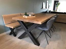 pin van johanna goossens op inspiratie eetkamer idee tafel met bank eettafel