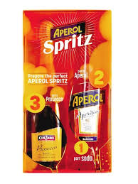 The aperol spritz became a popular alternative to the venetian mix of white wine and soda. Buy Aperol Spritz 11 Contains 1l Aperol 11 And 0 75l Cinzano Prosecco 11 Online At A Great Price Heinemann Shop