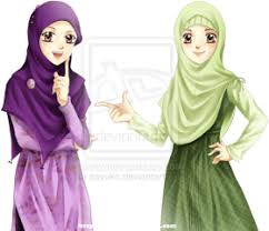 Anime free download png format: Download Hijab Girls By Sayuko On Deviantart Muslimah Anime Two Muslim Girls Cartoo Png Free Png Images Toppng