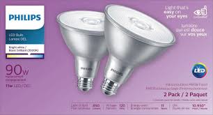 Check spelling or type a new query. Philips 11w Par38 Bright White Led Reflector Bulbs 2 Pack Walmart Canada