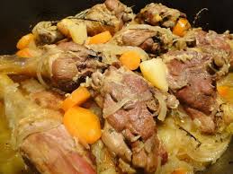 Baeckeoffe De Canard Les Recettes De Mimi En 2020 Baeckeoffe De Canard Recette Baeckeoffe Plat Sans Viande