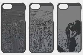 Hard, polycarbonate phone cases with a matte finish. Picture Punctured Phone Cases Cubify 3d Printed Iphone