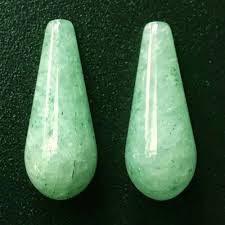Green Aventurine Big Teardrop Semi Precious Teardrop 23x9mm Green Teardrop Green Aventurine Green Green Aventurine Semi Precious Beads Rose Quartz Beads