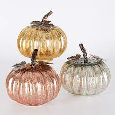 Save more with subscribe & save. Amazon Com Denlix Mercury Glass Pumpkins Lights 5 5 Inches Decorative Pumpkin Decor Battery Operated With Timer Fall Autumn Tables Centerpieces Decoration For Home Home Kitchen