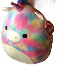 Check spelling or type a new query. Wow Huge Squishmallow Lola The Tye Dye Unicorn 24 24 Inch New With Tags Stuffed Animals Toys Hobbies