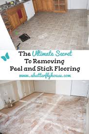 How To Remove Peel And Stick Floor Tile A Butterfly House Peel And Stick Floor Flooring Removing Vinyl Flooring