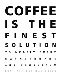 coffee is the finest solution poster coffee poster coffee quotes cafe decor