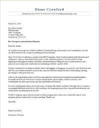 Maybe you would like to learn more about one of these? Caregiver Cover Letter Sample Monster Com