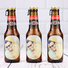Set x 2 chopp cerveza 660cc. Cerveza Personalizada Con Foto Estrella Regalos Originales