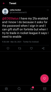 We think epic games should keep enforcing 2fa for good. Here S How To Enable 2fa For Fortnite Epic Games Nintendo Switch