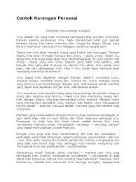 Oleh samhis setiawan diposting pada 3 juli 2021. Contoh Karangan Persuasi Pdf
