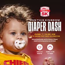 The GEHA Field at Arrowhead 5K and 1K has something for everyone! The  all-new diaper dash is the perfect way to get your little one in