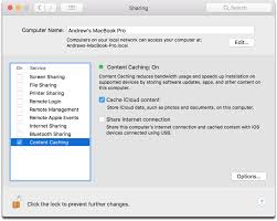 Macos High Sierra How And Why To Set Up Icloud Content Caching Update Content Icloud Software Update