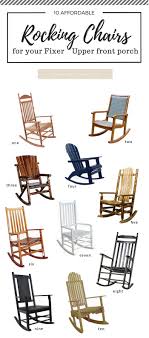Add Curb Appeal To Your Front Porch With These Affordable Porch Rocking Chairs Easy Outdoor Decorati Rocking Chair Porch Front Porch Furniture Porch Furniture