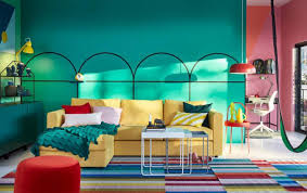 10 Colorful Living Room Ideas To Steal From Ikea Living Room Decor Ikea Colourful Living Room Living Room Decor Apartment