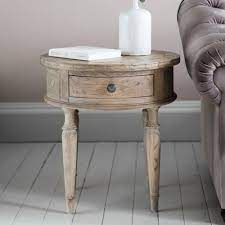 Petite art deco marble bedside table or side table lamp made in the late 1930s from italy. Mustique Round 1 Drawer Side Table Side Tables Homesdirect365