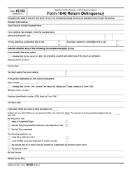 Our partners cannot pay us to guarantee favorable reviews of their products or services. Fillable Form 15103 Form 1040 Return Delinquency Printable Pdf Download