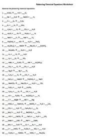 Balancing Chemical Equations Worksheet And Answer Key Chemical Equation Teaching Middle School Science Chemistry Worksheets
