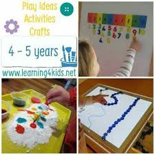 Play Activities For 4 To 5 Year Olds Activities For 5 Year Olds Crafts Craft Activities