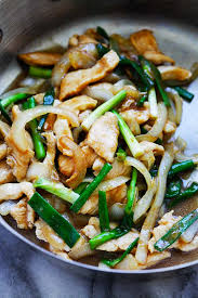 Onion Scallion Chicken Chinese Recipe Rasa Malaysia Poultry Recipes Recipes Food