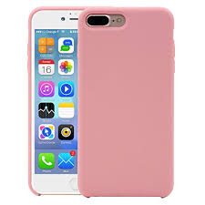 Lperlper Cellphone Case Pure Color Liquid Silicone Case For Iphone 8 Plus 7 Plus Orange Light Pink Dailymail