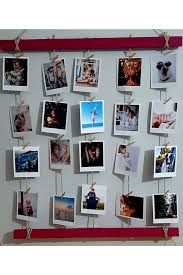 vipstreet pembe fotograf askisi pilli led isik cercevesi ahsap resim albumu aski 20 mandal hediye trendyol mandala led resim