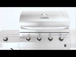 This versatile grill offers sufficient cooking space whether you are grilling for a few friends or at your next backyard party. Char Broil Stainless 4 Burner Gas Grill Youtube