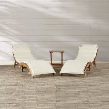 Breakwater Bay Salma Teak Chaise Lounge With Cushions And Table Reviews Wayfair Teak Chaise Lounge Lounge Chair Outdoor Patio Lounge Chairs