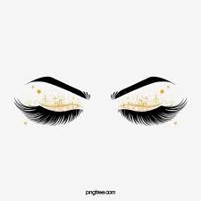 Download This Hand Painted Black Curled Thick Eyelashes Star Eye Makeup Hand Painted Eyelash Eye Makeup Png C Eyes Clipart Makeup Clipart Makeup Logo Design