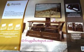 Costco Sale Bayside Furniture 3 In 1 Tv Stand 149 99 Bayside Furniture Furniture Tv Stand