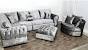 Crushed Velvet Sofa With Diamonds