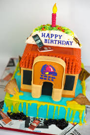 Taco Bell Birthday Cake Funny Birthday Cakes Cupcake Cakes Celebration Cakes