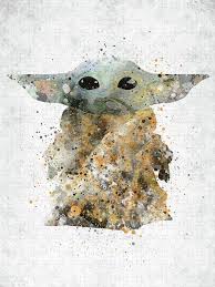 Baby Yoda Watercolor Puzzle For Sale By Mihaela Pater In 2021 Yoda Art Star Wars Painting Yoda Wallpaper