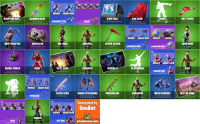 Bereits jetzt haben dataminer alle anstehenden skins enthüllt. Fortnite V10 40 Leaked Skins Deadfall Manic Slingshot Red Jade More Updated