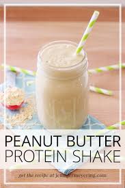 I sometimes can't believe it myself. Peanut Butter Protein Shake Jennifer Meyering