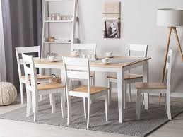 Maybe you would like to learn more about one of these? Wooden Dining Table 150 X 90 Cm White Georgia Beliani De