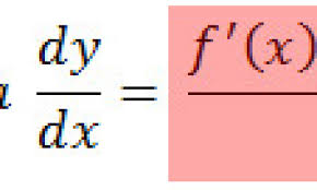 Rumus Turunan Diferensial Matematika