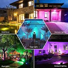 Exterior lighting greatly affects the curb appeal of your home, its ambience during the evening hours, and its gemstone lights has prepared this guide to make it easier to select the right home exterior. Buy Ustellar 4 Pack 25w Rgb Color Changing Led Flood Lights Indoor Room Outdoor Halloween Party Exterior Uplighting Landscape Spotlight Floor Uplight Colored Floodlight Wall Washer Led Stage Lighting Online In Greece